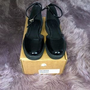 ASOS Design Mamza chunky flat shoes in black